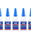 1-5pcs 20ml 496 Forte Trasparente Colla Morbida Scarpe Manicure Riparazione Accessori  Metallo Plastica Adesivo Multifunzionale