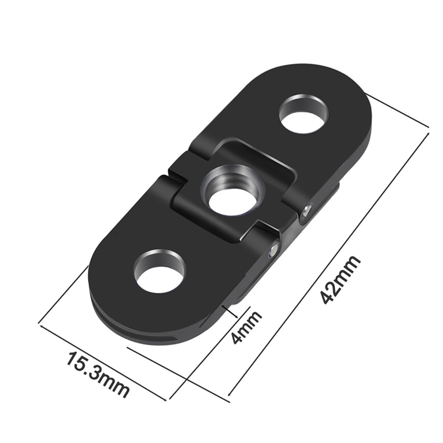 Metal Folding Magnetic Replacement Base for GoPro HERO10 Black  HERO9 Black  HERO8 Black  MAX Sports Action Cameras