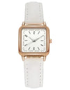 Fashion Simple Quartz watch for Women Wristwatches Ladies Red Leather Business Students Casual Watch