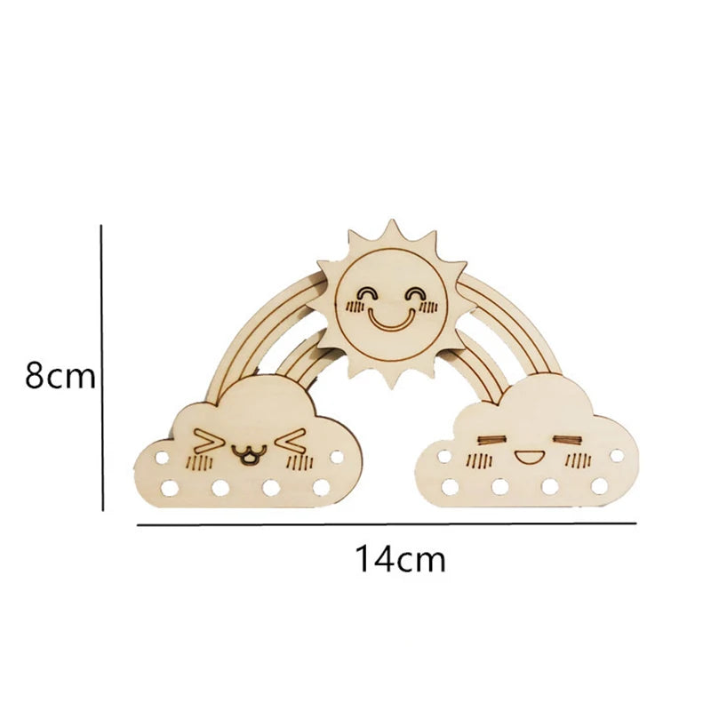 Montessori Busy Board DIY Accessories Wooden Toys Busyboard  Fine Motor Skills Activity Board Educational Toys for