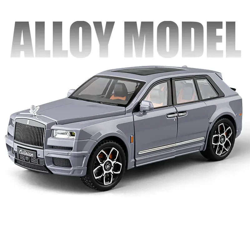 1:24 Land Rover Range Rover Defender Alloy Model Cullinan Diecast Car Toys Doors Opened Sound Light Vehices s Christmas Gifts