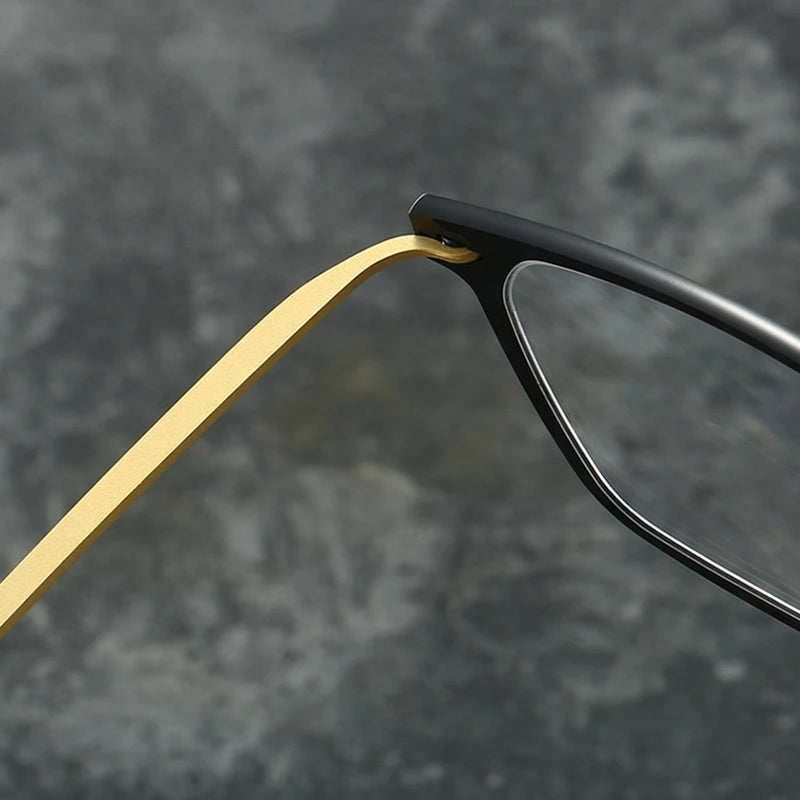 Rectangle Titanium Acetate Ultralight Eyeglasses Frame