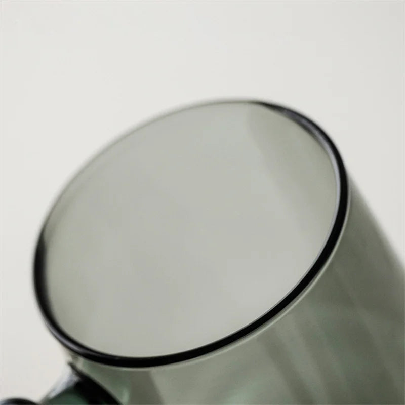 400ml Walnut Wooden Handle Lid Filter Glass Tea Cup Tea Water Separation Scented Tea Cup Office Flower Tea Separation Tea Mug