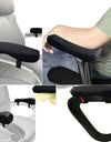 Ergonomic Armrest Pads- Office Chair Arm Rest Cover Pillow - Elbow Support Cushion for Computer, Gaming and Desk Chairs