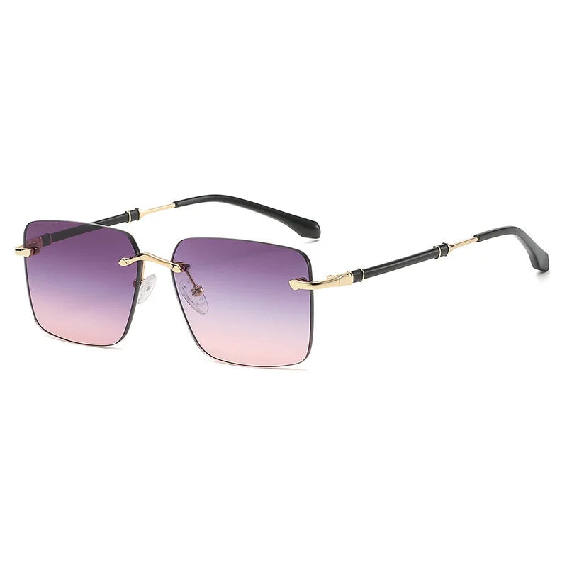 Trimmed Square Sunglasses Cover  Trend European And American Star Glasses