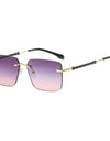 Trimmed Square Sunglasses Cover  Trend European And American Star Glasses