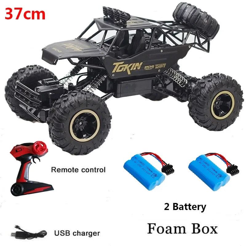 112 Scale Four Wheel Drive RC Monster Truck With LED Lights