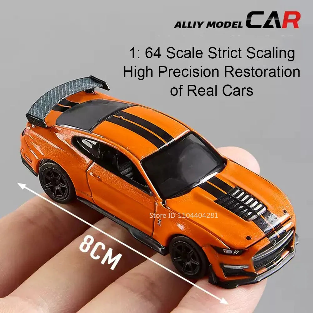 1:64 Scale JDM Corvette GT500 Firebird Daytona Stardust Alloy Diecast Models Toys Series Miniature Cars for 's Toy Gifts
