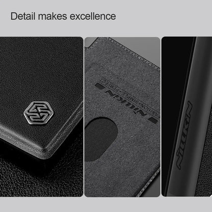 Luxury Flip QIN ProP Leather Case For Samsung Galaxy S24 Plus Phone Case Shockproof Camera Flip Protection Case