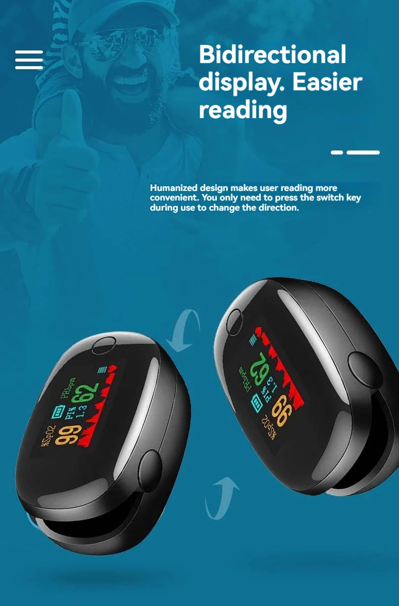 Finger Clip Oximeter Home Use Led Oximeter Home Use Meter Portable Visual Finger Clip Oximeter Saturation Mete