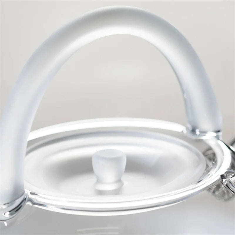 780ml Japanese Style Glass Teapot With Filter Cloud and Mist Tea Pot Can be Electric Pottery Stove Kettle Brewing Tea Set