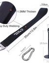 Fitness Arm Wrestling Training Strap Belt Handle Forearm Exerciser Strengthener Power Trainer for Cable Machine and Free Weight