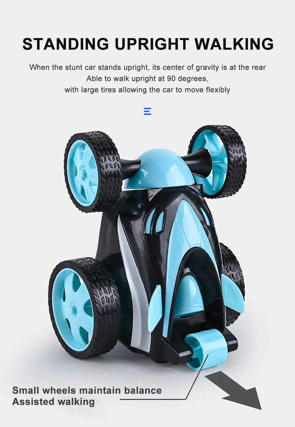 Remote Control Car - Rc Stunt Car for Boy Toys, 360 Degree Rotation Racing Car, Rc Cars Flip and Roll, Stunt Car Toy for s