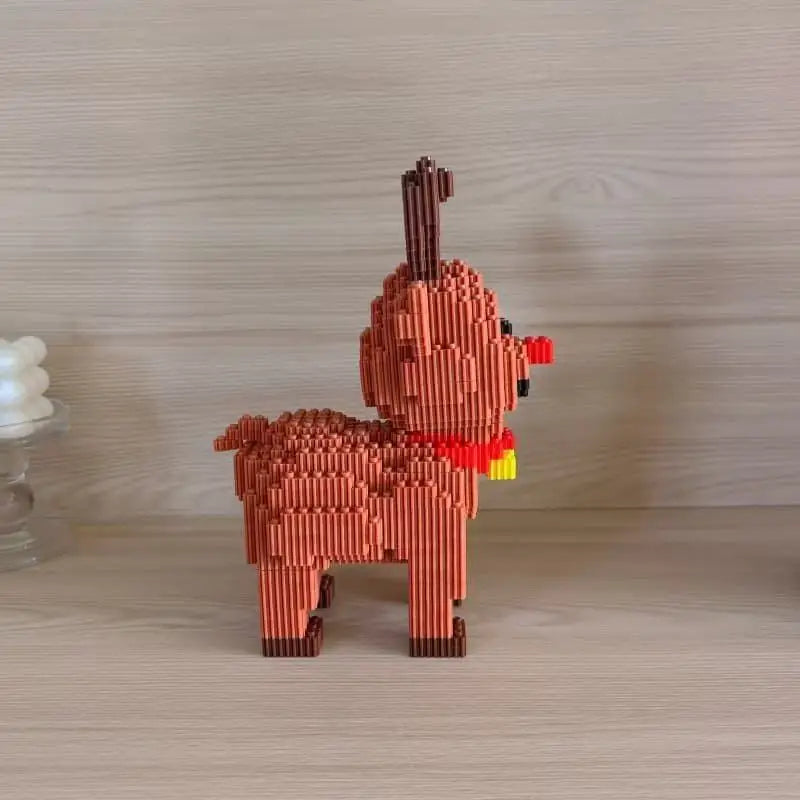 Santa Claus Elk Christmas Tree Building Blocks Toy Set Small Particle Bricks Building Blocks Toys Christmas Gift