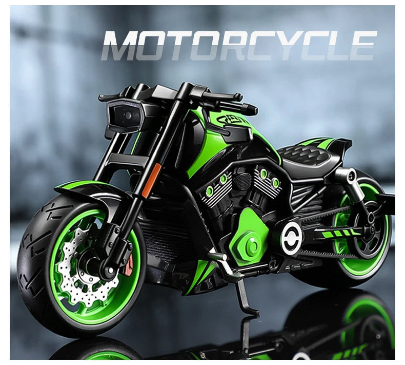 Diecast V Rod Night Rod Special Cruiser Motorcycle Model 1 to 10 Scale
