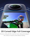 3D Curved Screen Protector for Insta360 X3 Tempered Glass Film Anti-scratch HD Insta360 Action Camera Accessories