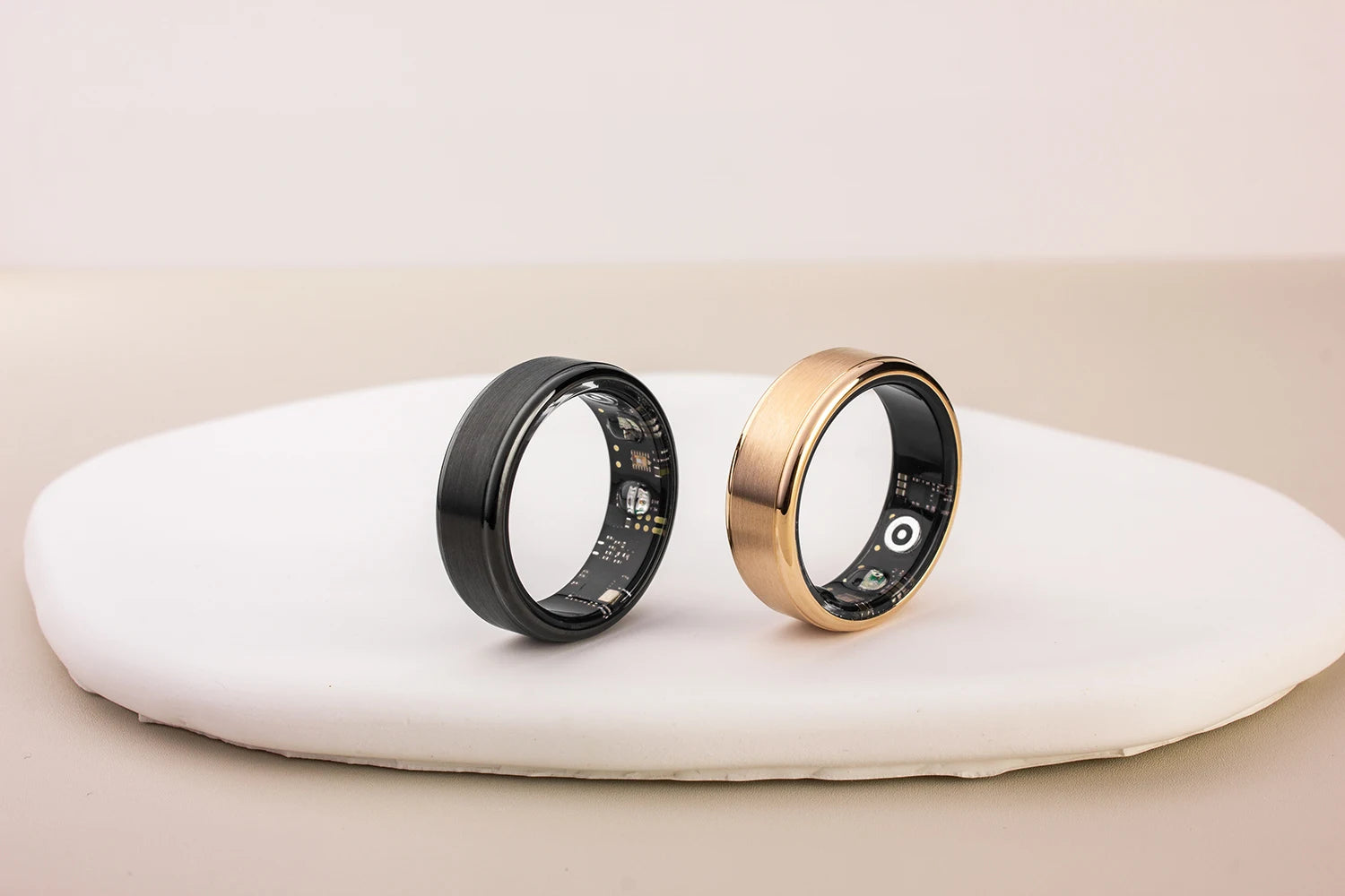 R03 Smart Ring Charging Case Men Women, Battery Life 39 Days, Health Monitor, IP68 & 5ATM Waterproof, Multi-sport Mode