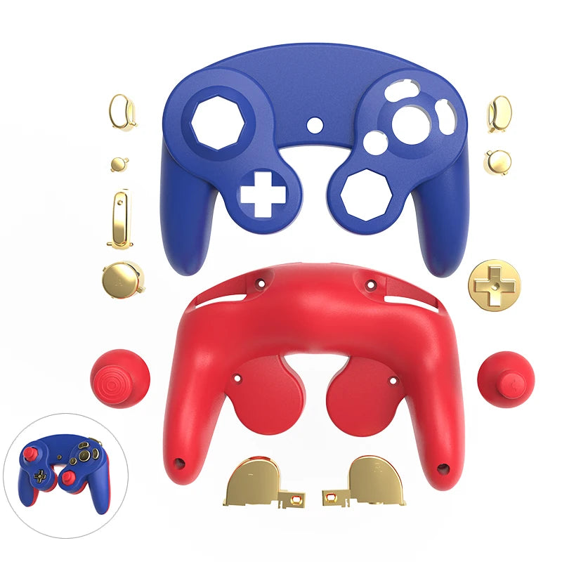 Replacement Shell & Buttons for GameCube Controller – Custom DIY Housing Case, Multiple Colors