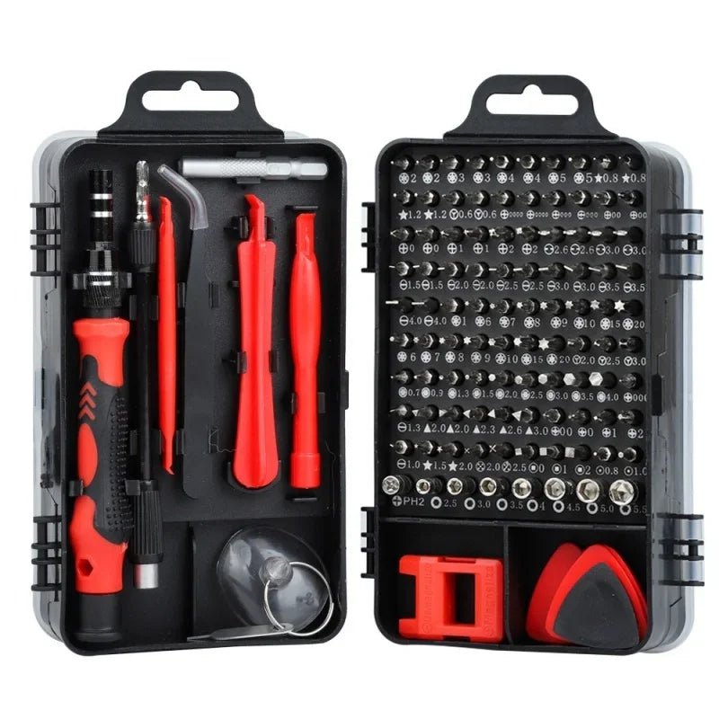 115 in 1  Precision Screwdriver Set Mini Repair Tool Kit for Computer Laptop Cell Phone PC MacBook Household Repair Tool
