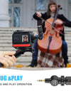 Wired Microphone Plug and Play Portable Audio Video Recording Mic for iPhone Android Camera PC Live Streaming Vlog