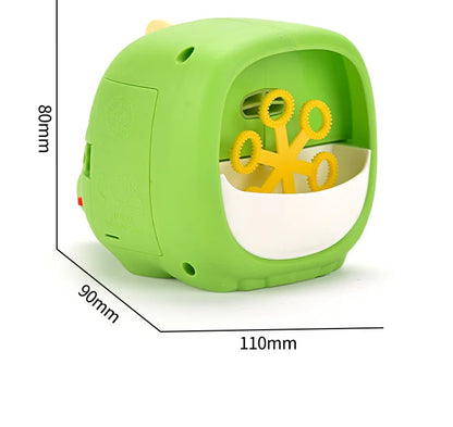 Electric Bubble Cartoon Dinosaur Animal Shape Full Automatic Continuous Bubble Hand-held Desktop Bubble Machin