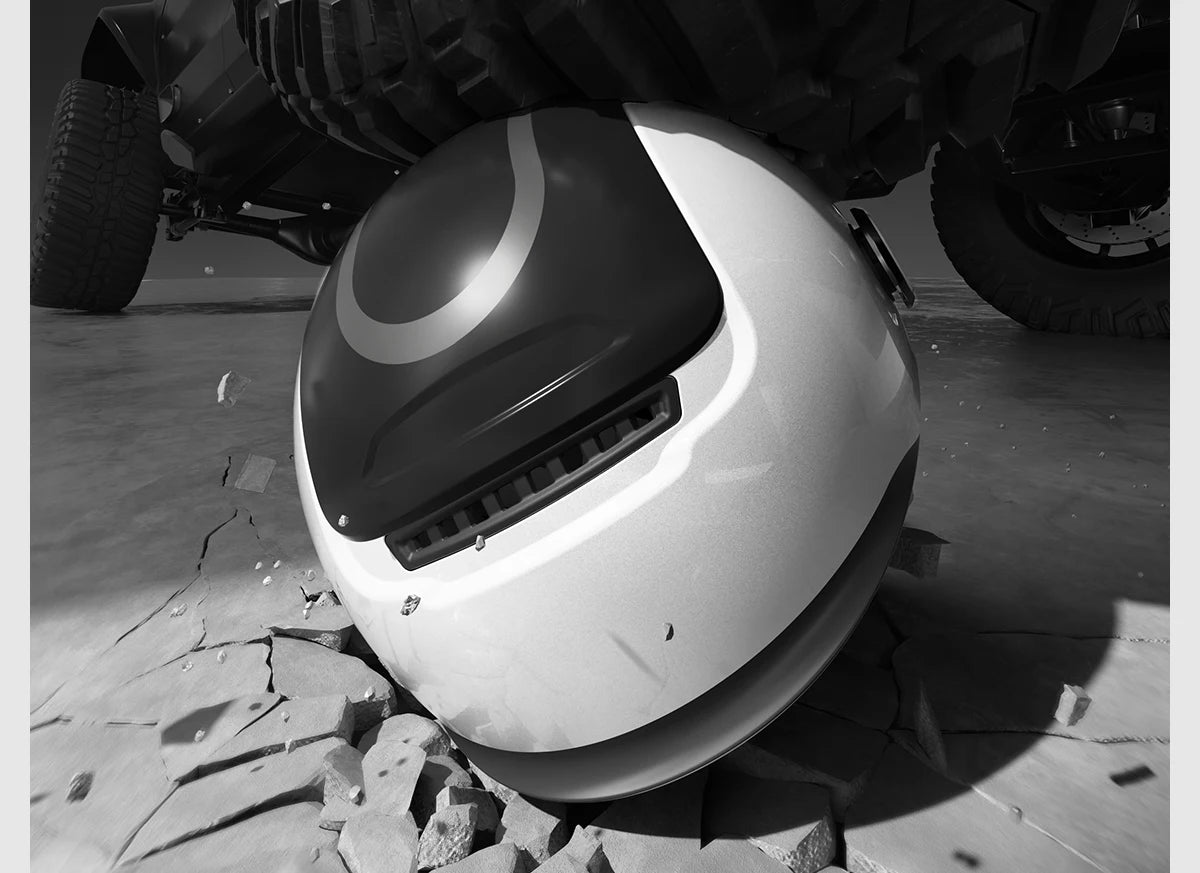 Open Face Electric Bike Helmet With Dual Visor