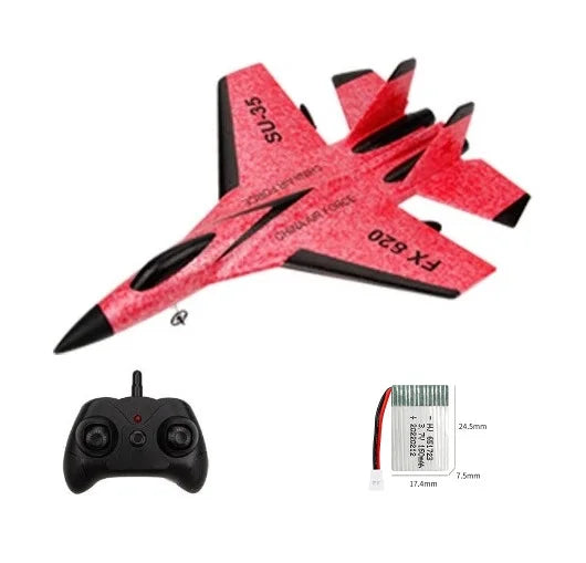 FX620 RC Plane Drone SU35 2.4G Fixed Wing Fighter Electric Toys Airplane Glider EPP Foam Toys Kids Boys Gift