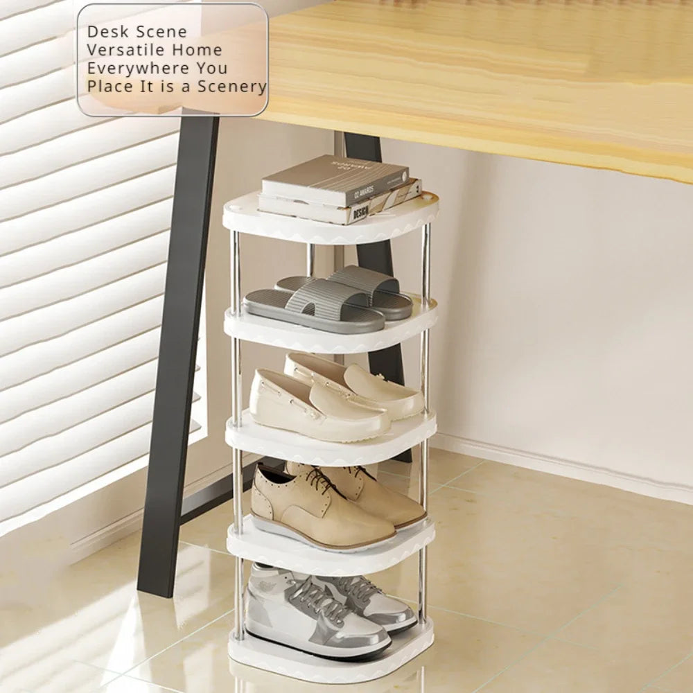 Simple Shoe Rack Multi-Layer Dormitory Door Racks Cabinets Space Saving Sneakers Adjustable Shoes Simple Student Home Storage