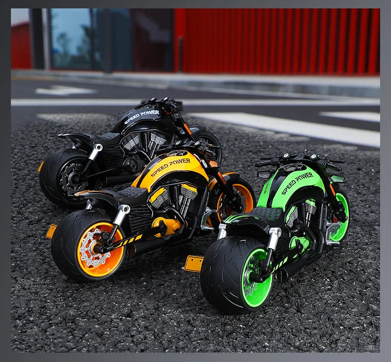 Diecast V Rod Night Rod Special Cruiser Motorcycle Model 1 to 10 Scale