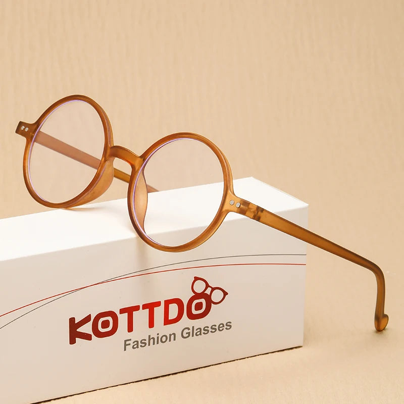 Fashion Reading Glasses Clear Lens Vintage Round Eyewear Hyperopia Presbyopia Reading Eyeglasses +1.0 +1.5 +2.0 +2.5