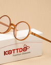 Fashion Reading Glasses Clear Lens Vintage Round Eyewear Hyperopia Presbyopia Reading Eyeglasses +1.0 +1.5 +2.0 +2.5