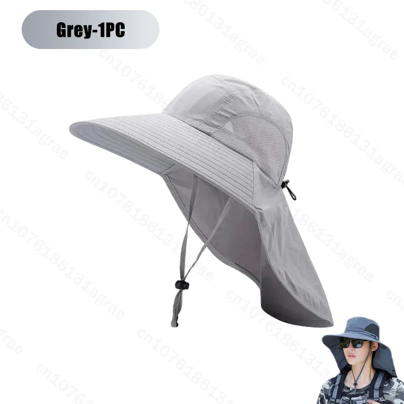 USB Cooling Fan Baseball Cap With Adjustable Fan