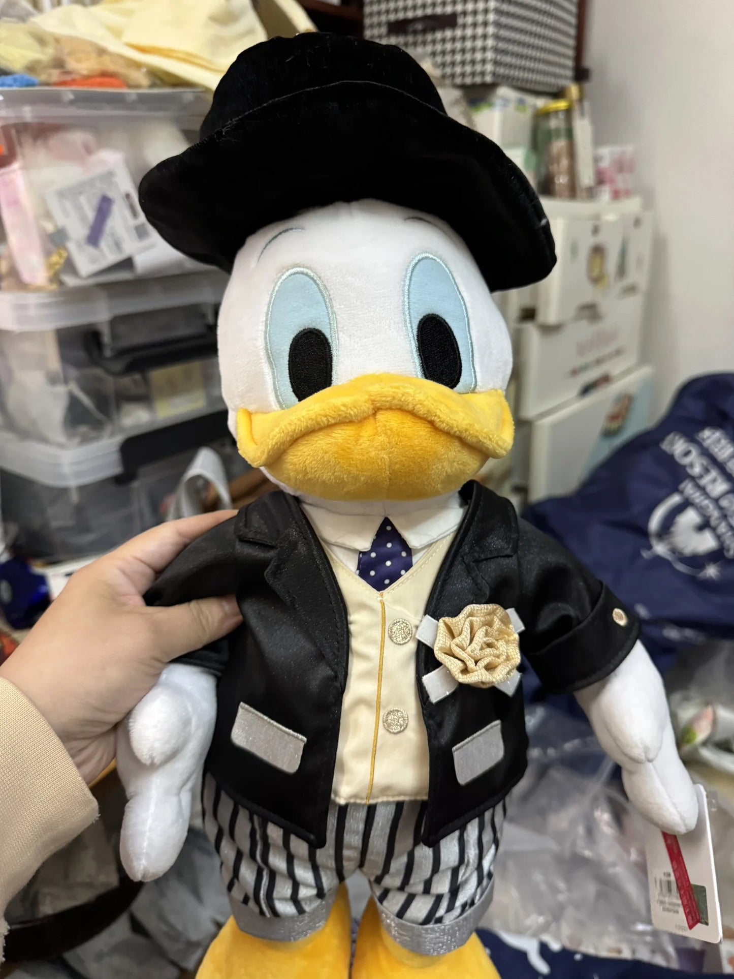 Shanghai Disneyland Disney Donald Duck and Daisy Plush Stuffed Doll Princess  Doll Toys Kids Toys  Gift