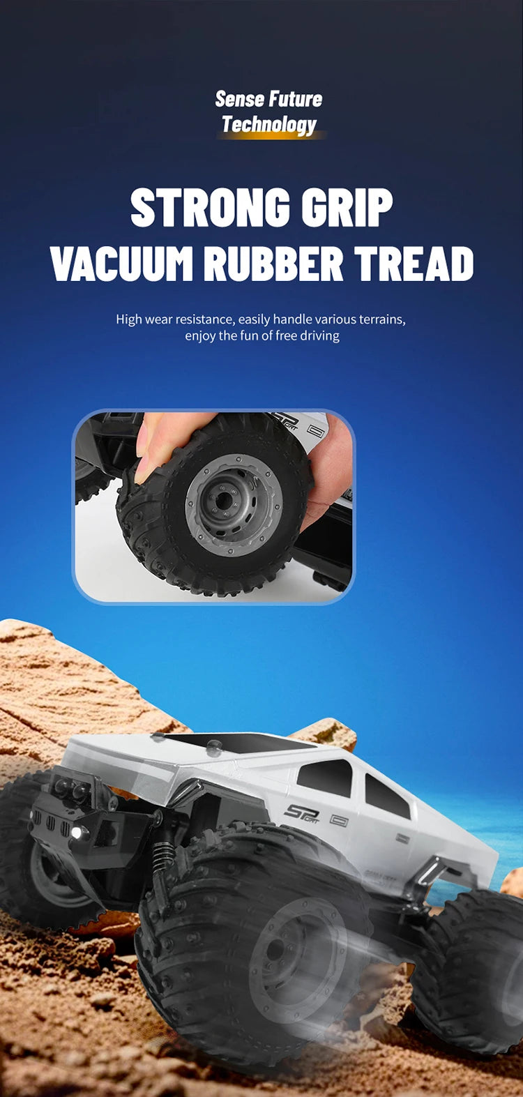 Rc Car Cybertruck Pickup Off-Road RC Vehicle Model With Colorful lamp Remote Control Car Truck Car Toy Gift for s