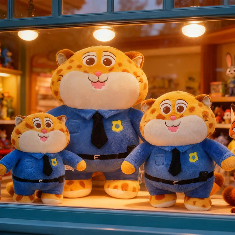 Hot 60cm Cute Kawaii Clawhauser Plush Toy Zootopia Stuffed Doll Soft Pillow Kids Birthday Xmas Gift Soft Animal Doll Play