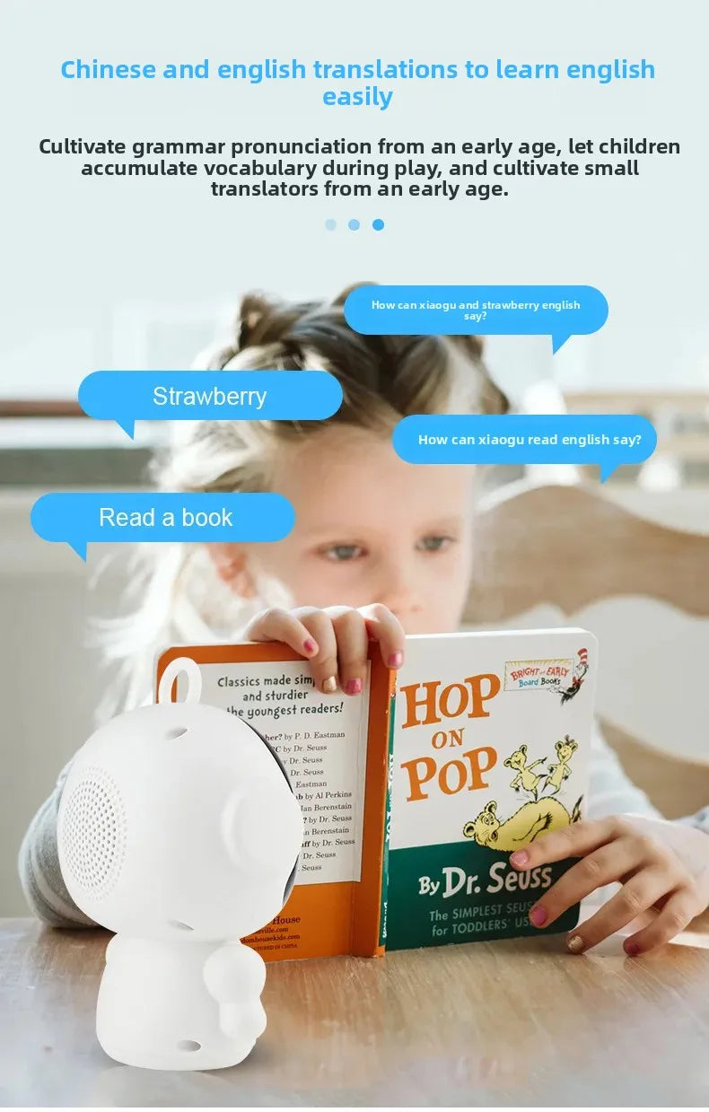 Smart Robot Early Education Toys for  WiFi Voice Dialogue AI Networked Educational Learning Machine Student Gifts