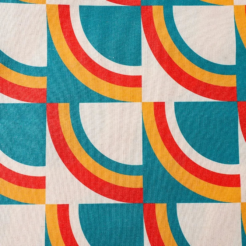 1/2/3/5M ethnic style linen canvas fabric for home textile DIY handmade sewing accessories sofa tablecloth by the meter