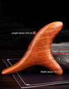 1 PC Neck Foot Wood Trigger Point Massage Gua Sha Tools,Home Gym Professional Wooden Therapy Massage Tool for Back Leg Hand Face