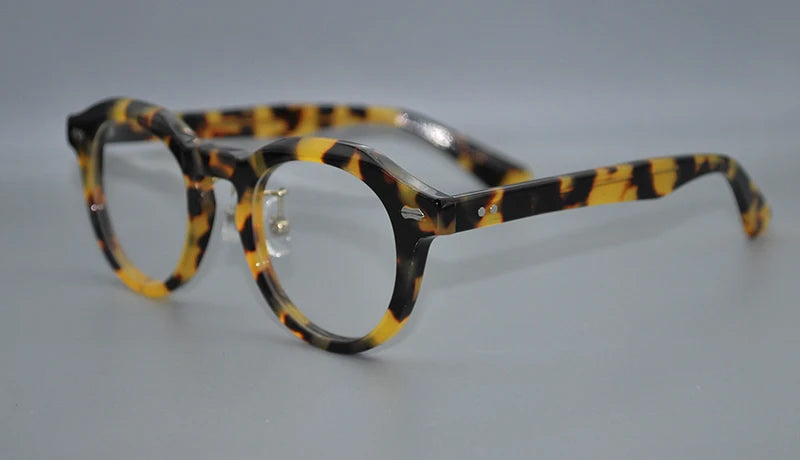 Retro Round Spectacle Luxury Acetate Eyewear Small Size Eyeglasses Optical Prescription Frames