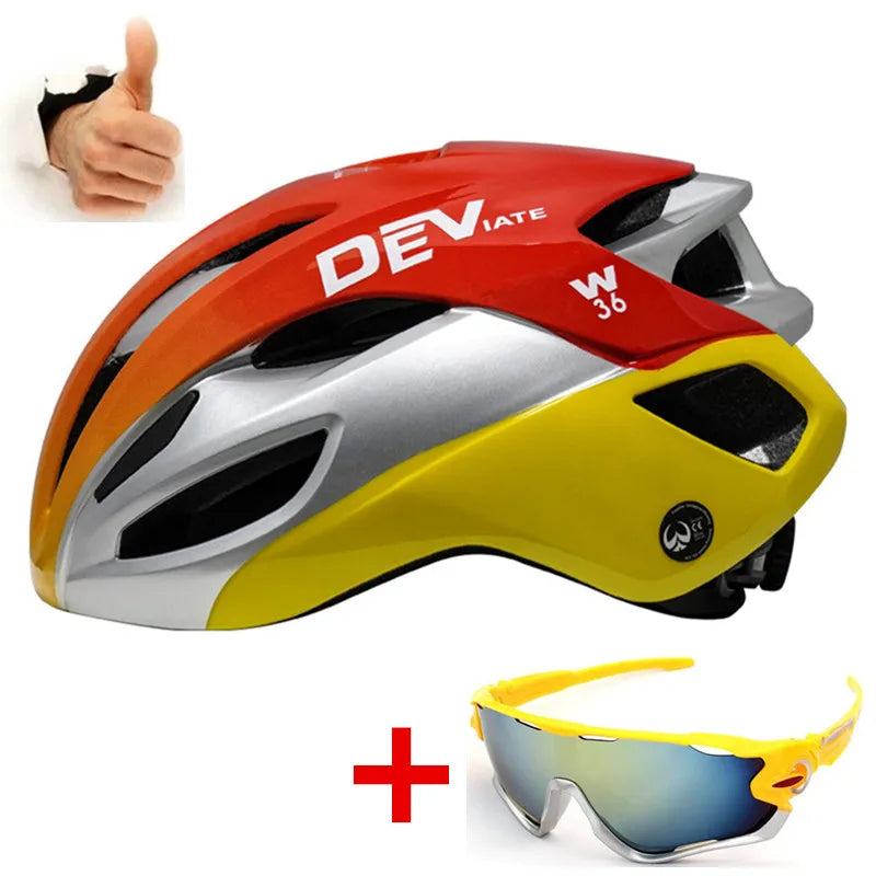 Lightweight Adjustable Road And Mountain Cycling Helmet
