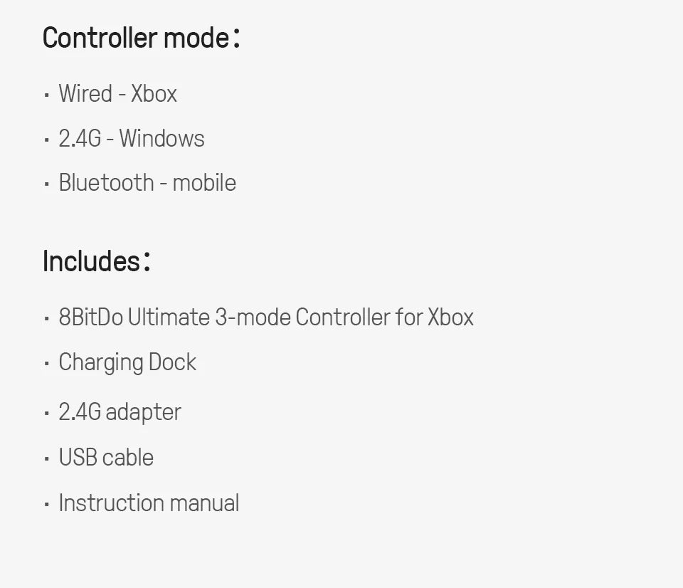 Wireless Gaming Controller with Hall Effect Joysticks for Xbox and PC