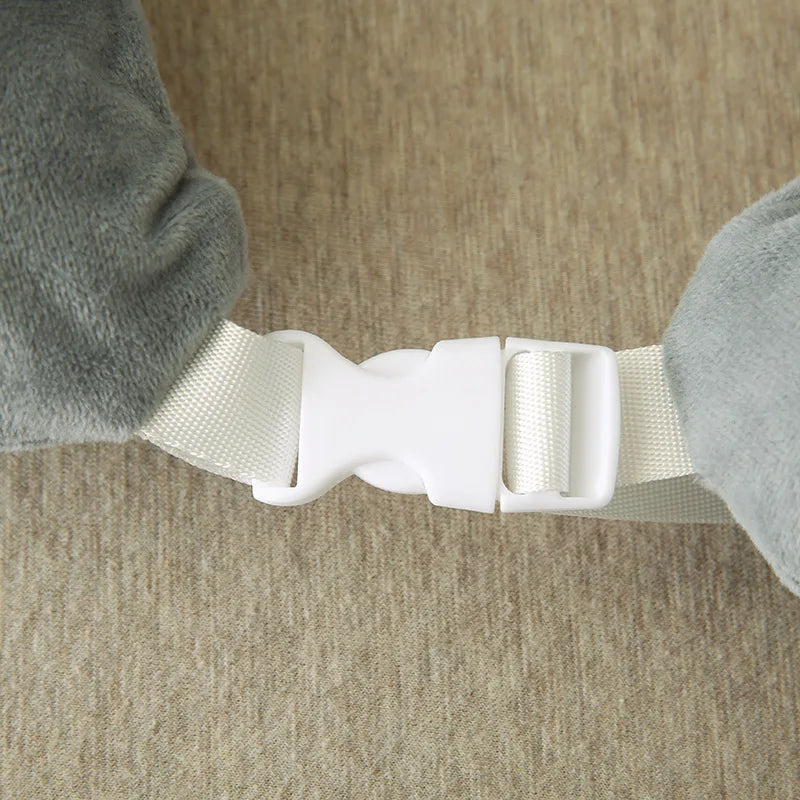 Ergonomic U-Shaped Gaming Pillow with Adjustable Arm Rest Support for Adults lap Cushion Reading Comfort Portable Design