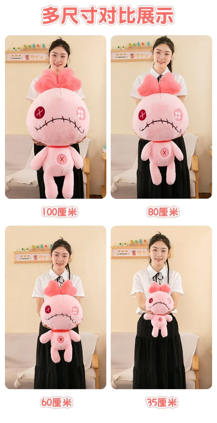 Oversize 100cm Disney Stitch Little Monster Friends Plush Toys Scrump Cartoon Soft Stuffed Dolls Plush Pillow Kids Birthday Gift