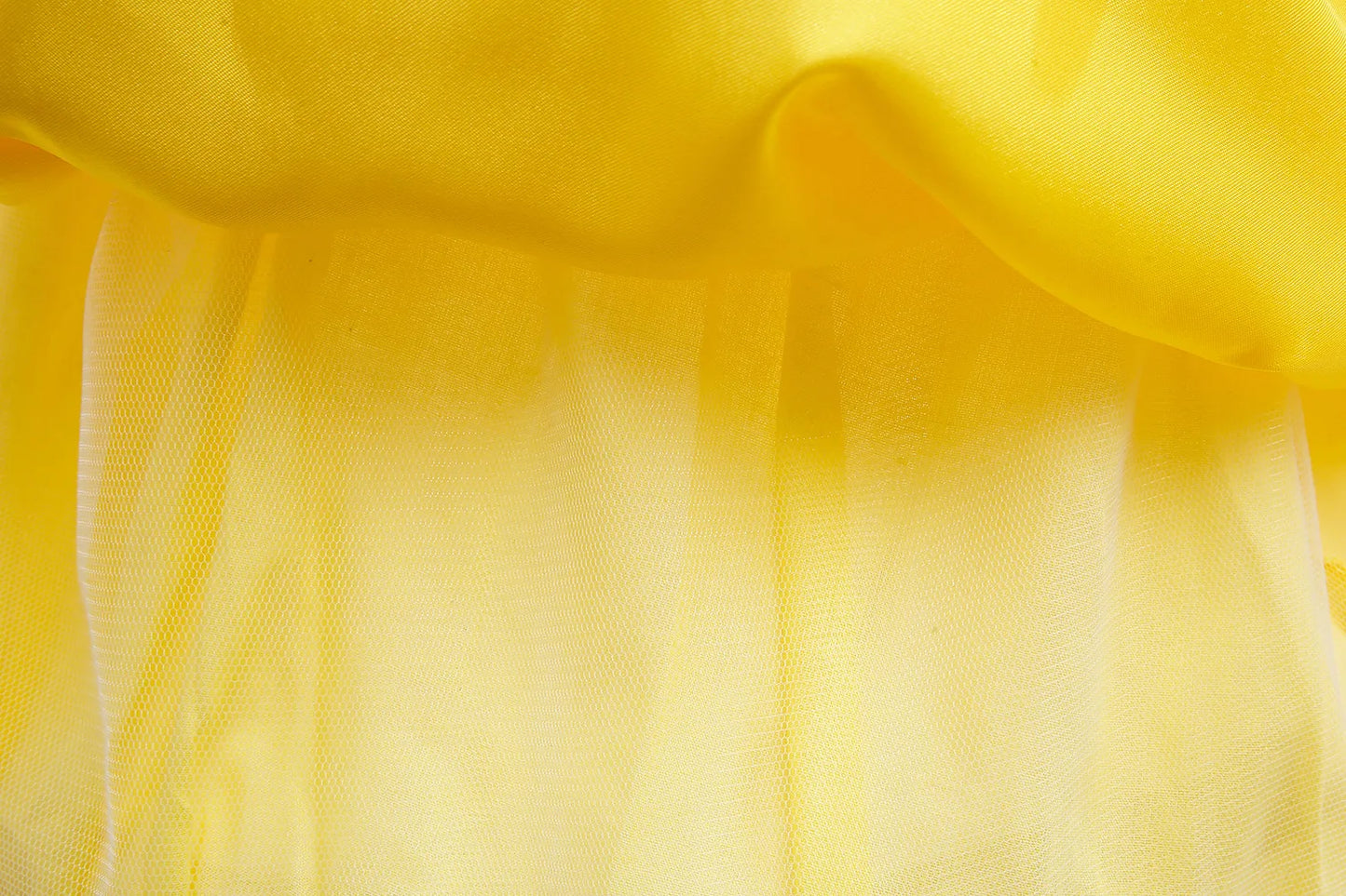 2025 Yellow Princess Dress For Girls Cosplay Carnival Costume Halloween Clothes Birthday Party Dresses Kids Birthday Clothing