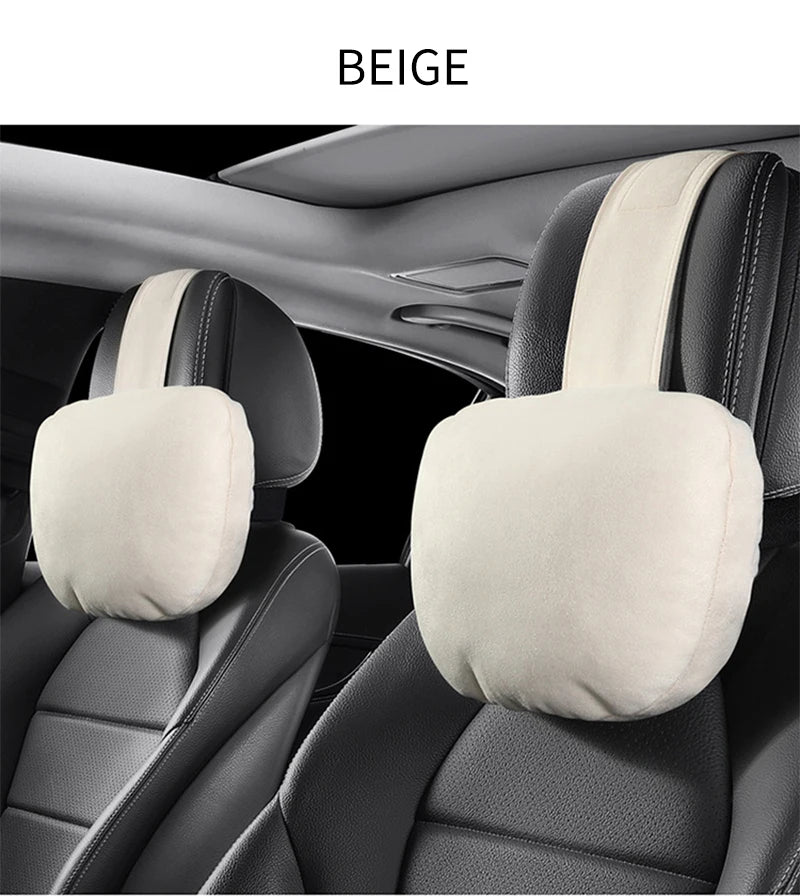 Memory Cotton Car Headrest Neck Support For Car Supplies Seat Class Soft Universal Adjustable Car Pillow Neck Rest Cushion