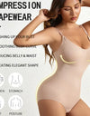 1 Piece Solid Seamless Shaping Shapewear Bodysuit, Tummy Control Butt Lifting Slimmer Body Shaper, Women's Underwear & Shapewear