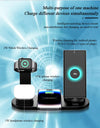 5 In 1 Wireless Charger Stand Pad For iPhone 15 14 13 Apple Watch Airpods Desk Phone Chargers Fast Charging Dock Station