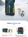 Laser Golf Rangefinder Hunting Telescope with Slope Adjusted Flag-Lock Distance Meter 800-2000m Rangefinder Monoculars