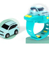 Children's Watch Remote Control Car Electric Alloy Mini Watch Car Parent Child Interaction 2.4G Remote Control Racing Toy Gift