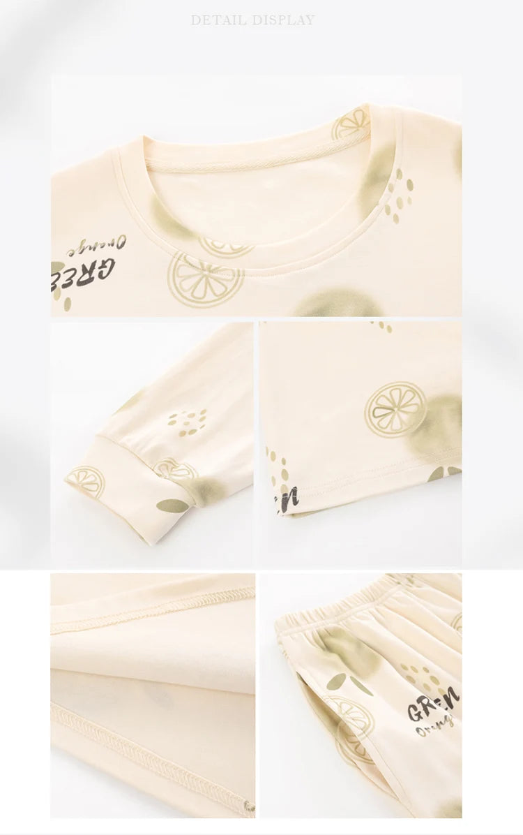 Women’s Cute Lazy Style Cotton Pajama Set – Soft, Loose Long Sleeves & Pants